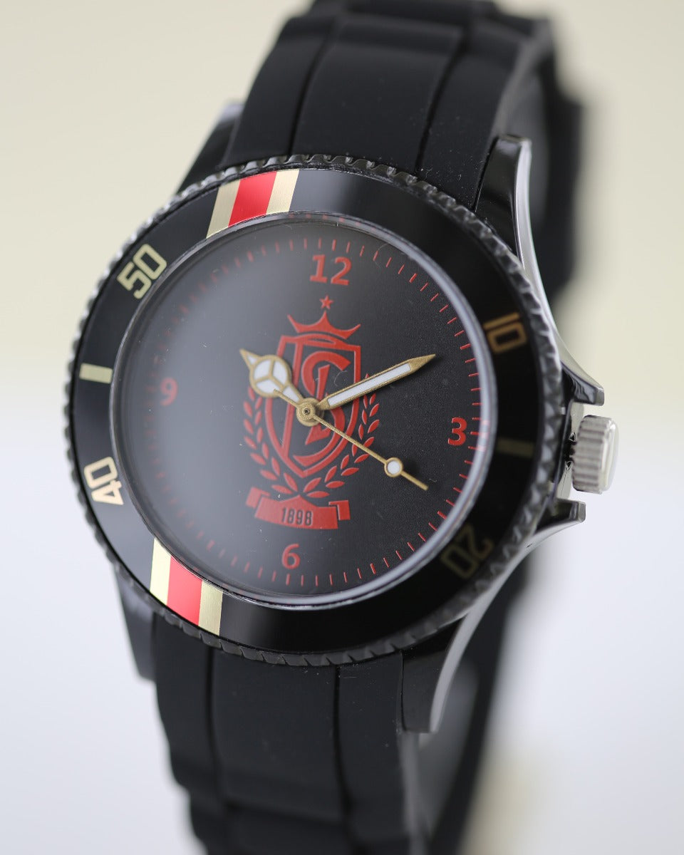 ZWART SYNTHETISCHE HORLOGE
