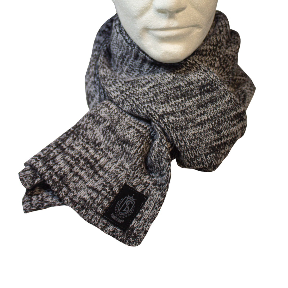 GRIJZE MELANGE SJAAL