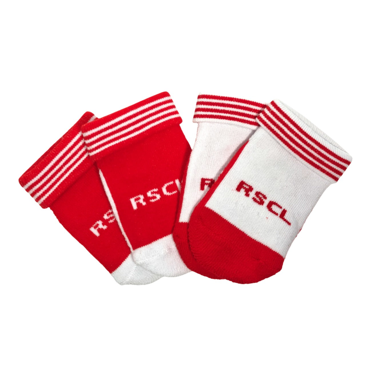 SET CHAUSSONS ROUGES ET BLANCS