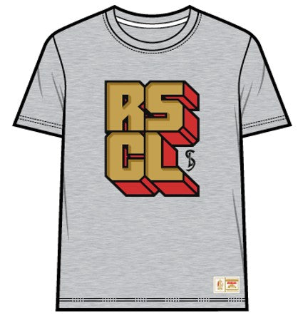 TSHIRT RSCL GREY JR