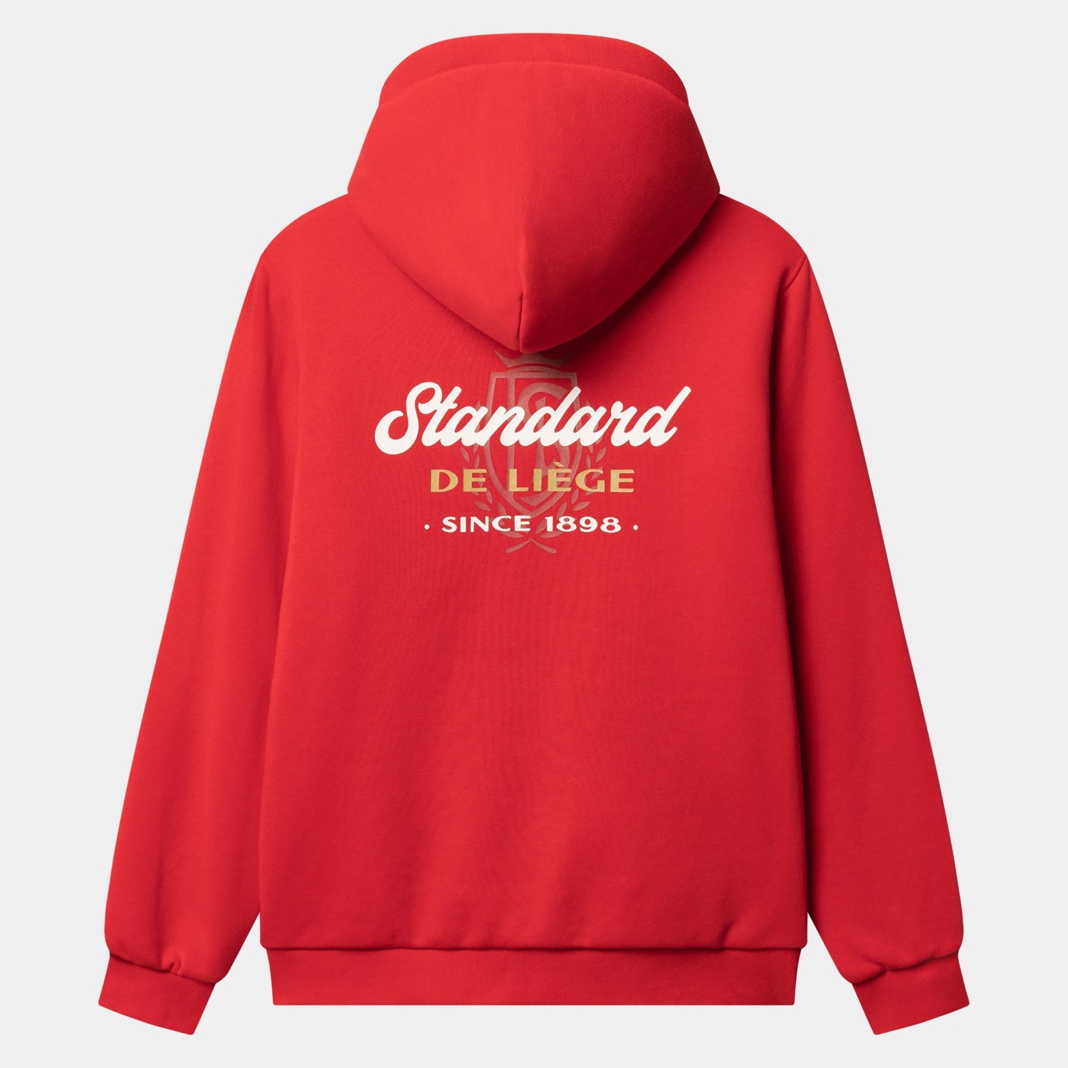 SWEAT REMBOURRÉ ROUGE À CAPUCHE