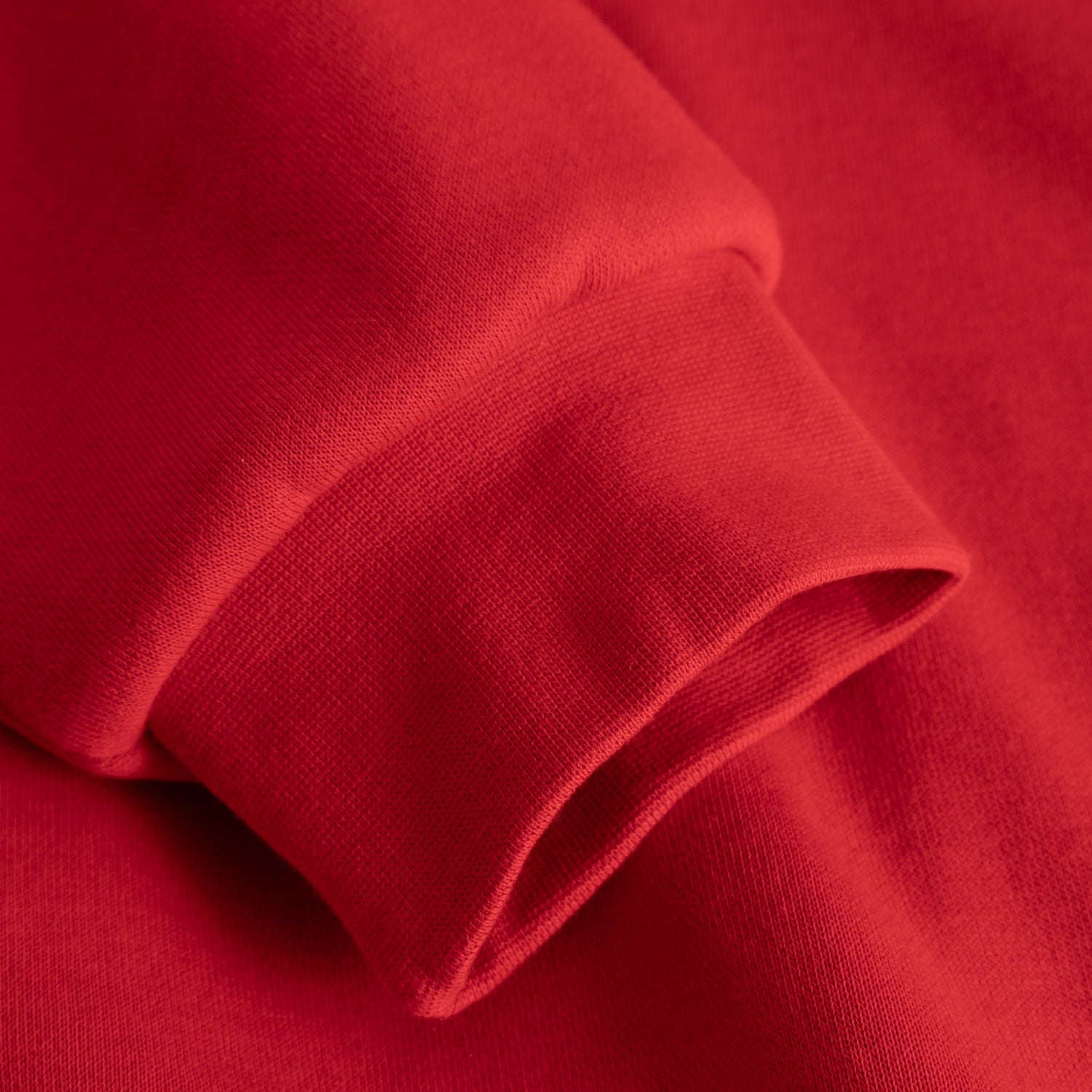 SWEAT REMBOURRÉ ROUGE À CAPUCHE