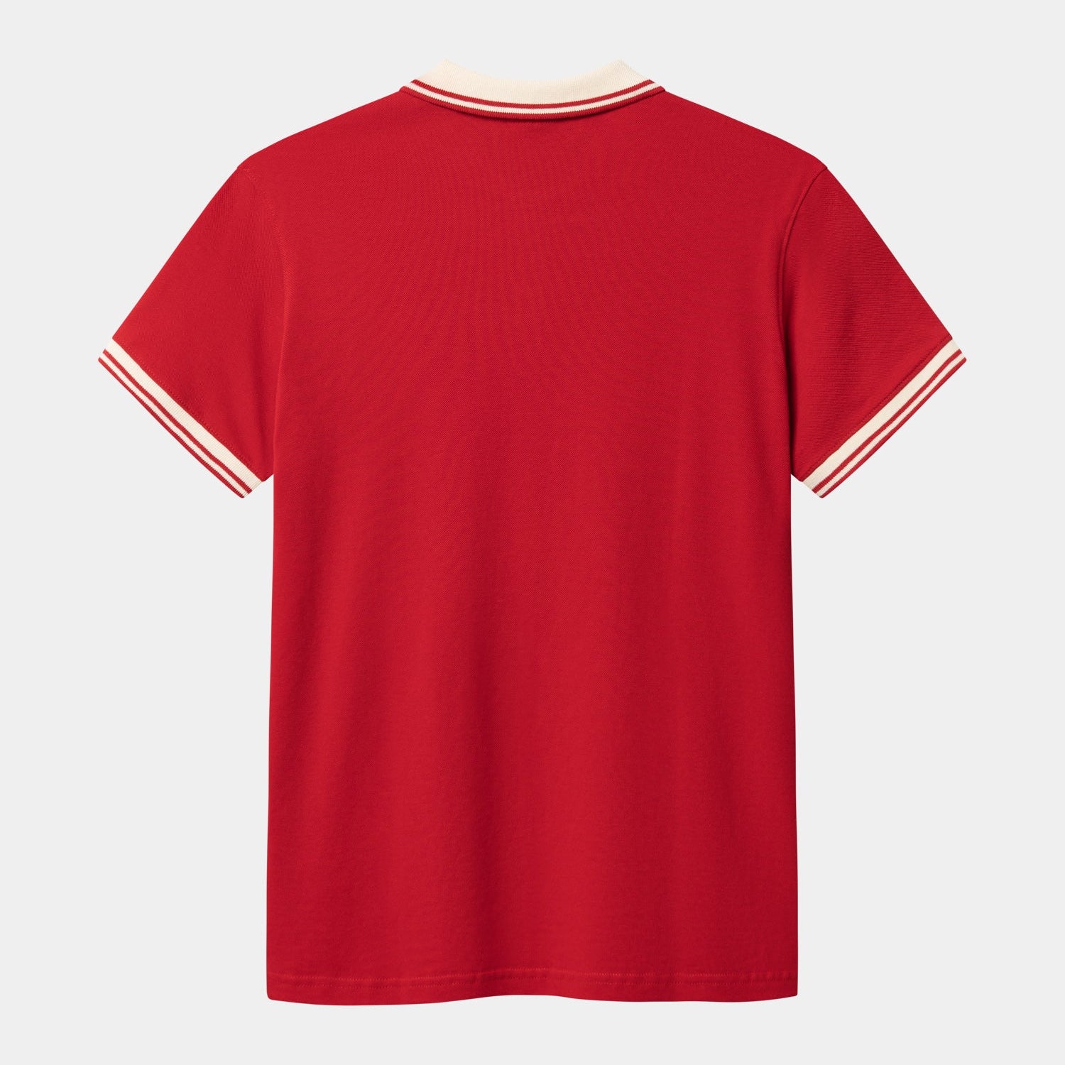POLO ROUGE BLANC BLASON