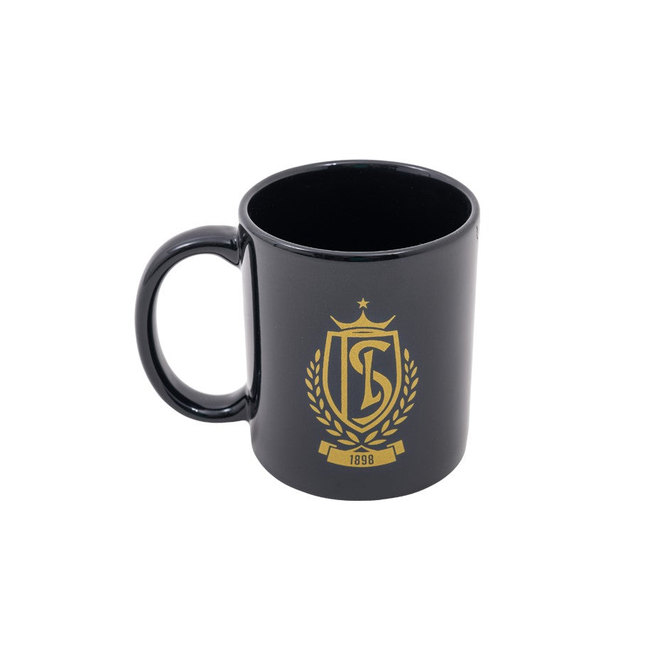 MUG NOIR LOGO DORE