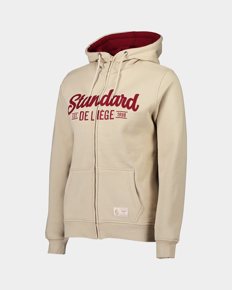 SWEAT A CAPUCHE KAKI