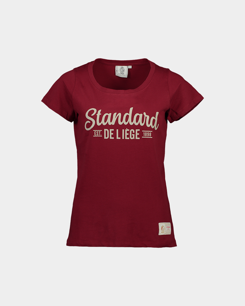 TSHIRT BORDEAU FILLES JUNIOR