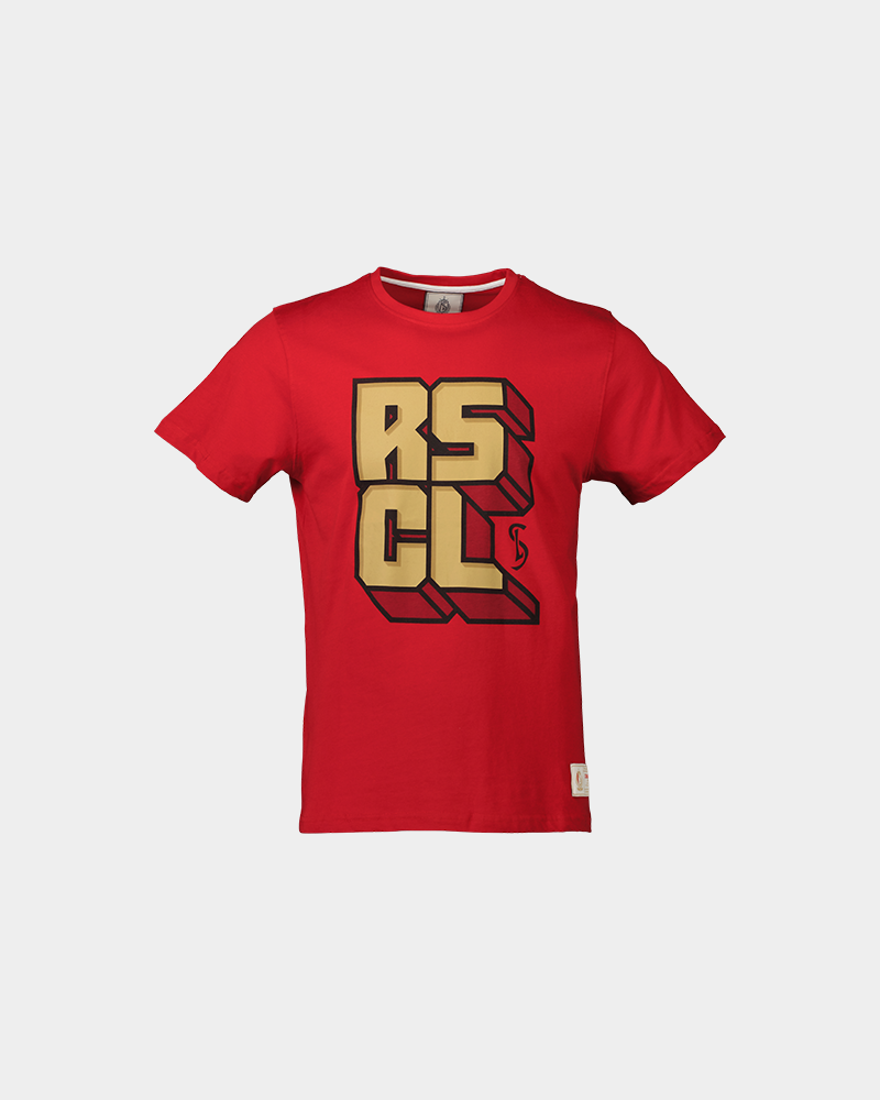 TSHIRT RSCL ROUGE JR 22-23
