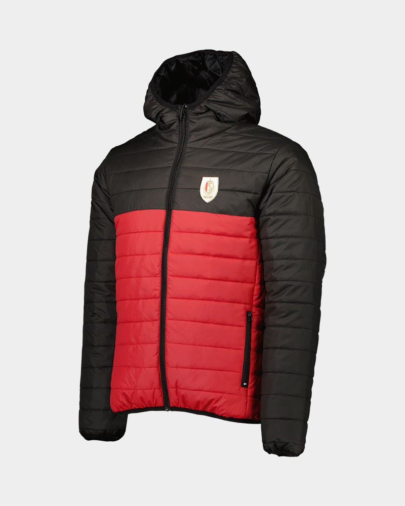 DOUDOUNE NOIRE ET ROUGE