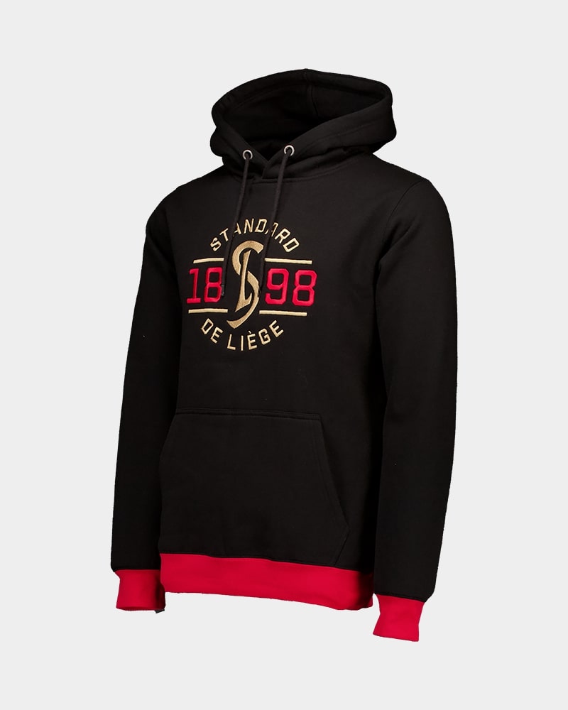 SWEAT A CAPUCHE 1898 NOIR JR