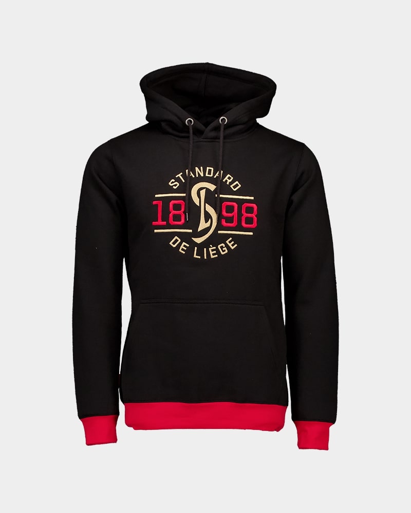 SWEAT A CAPUCHE 1898 NOIR JR