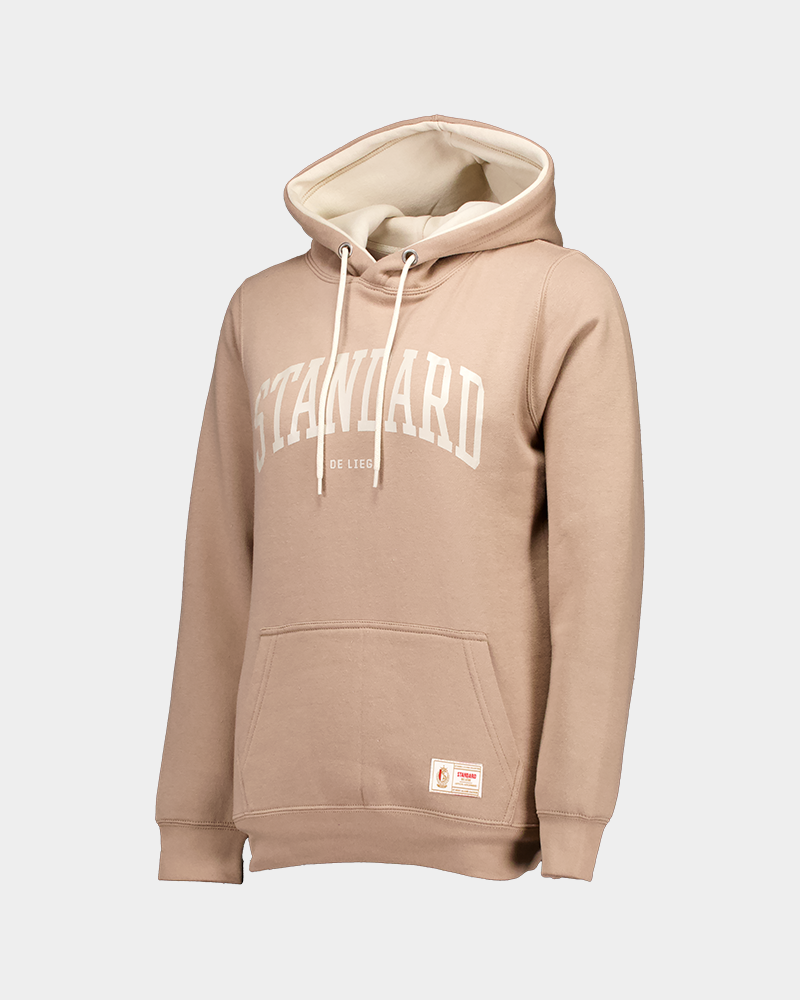 SWEAT A CAPUCHE STANDARD BEIGE JR