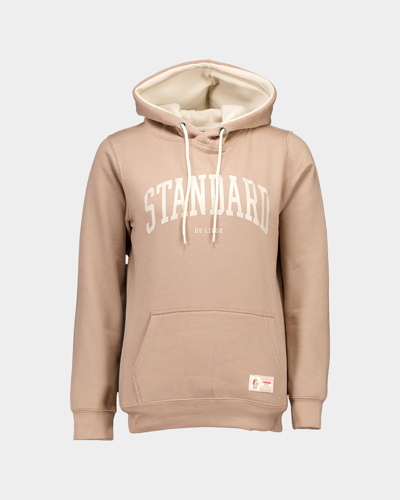 SWEAT A CAPUCHE STANDARD BEIGE JR
