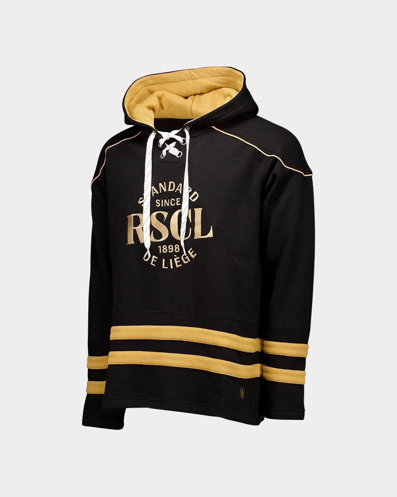 SWEAT A CAPUCHE NOIR RSCL DORE