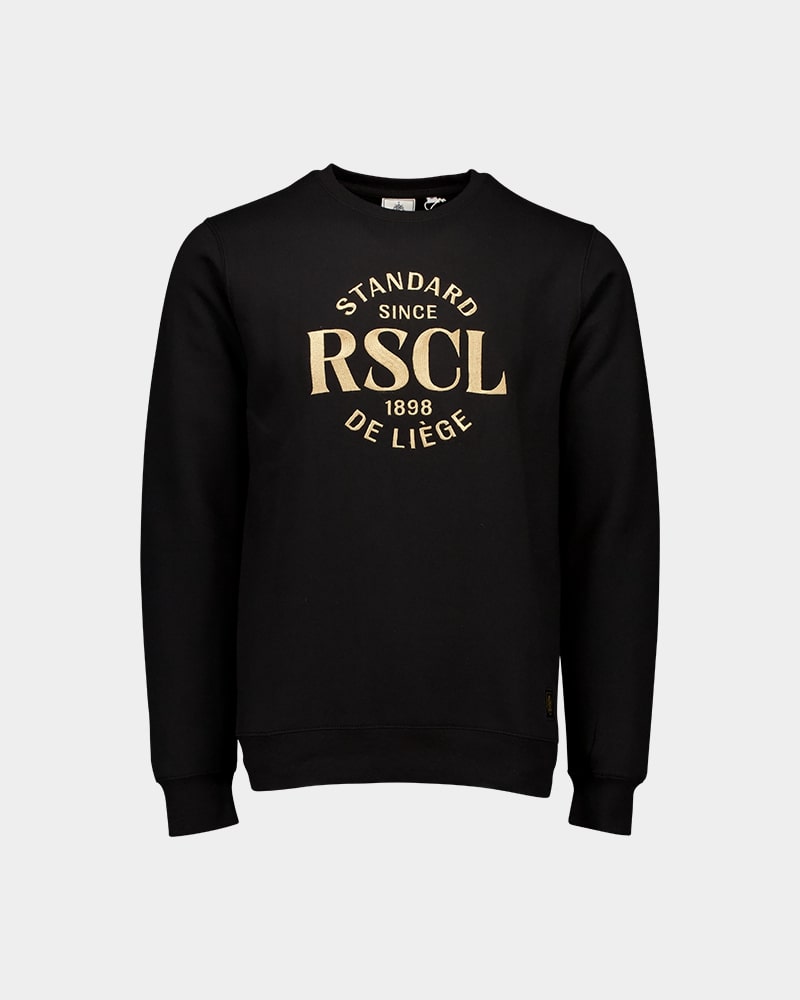 SWEAT NOIR RSCL DORÉ