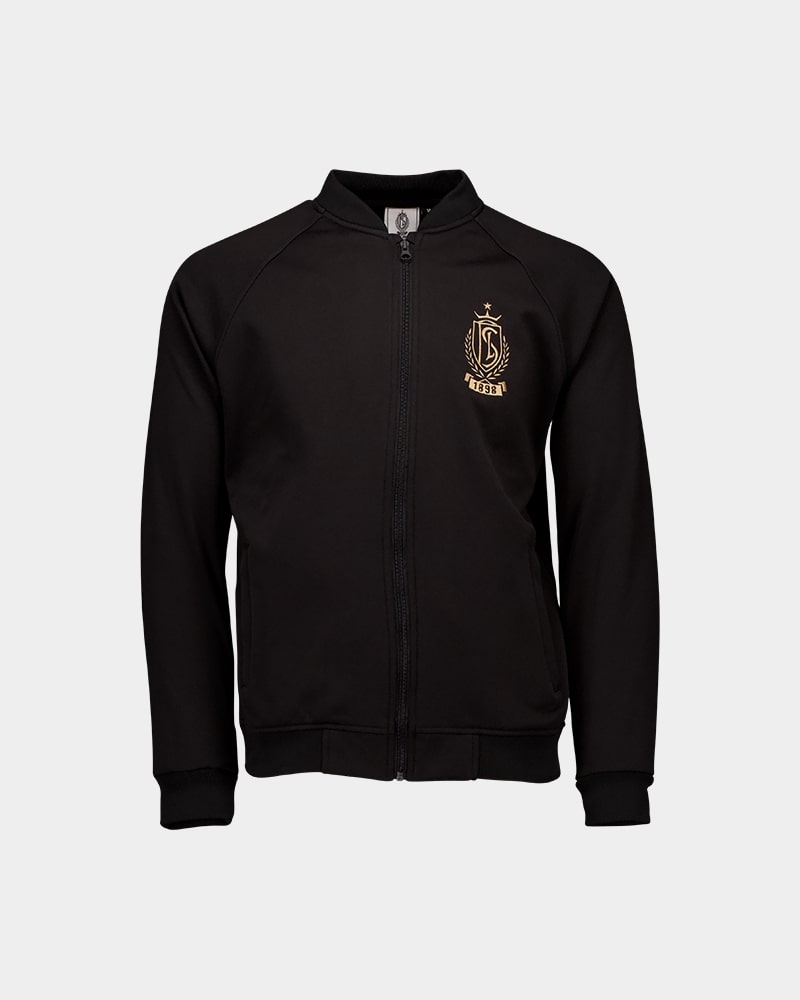 VESTE NOIRE BLASON DORÉ