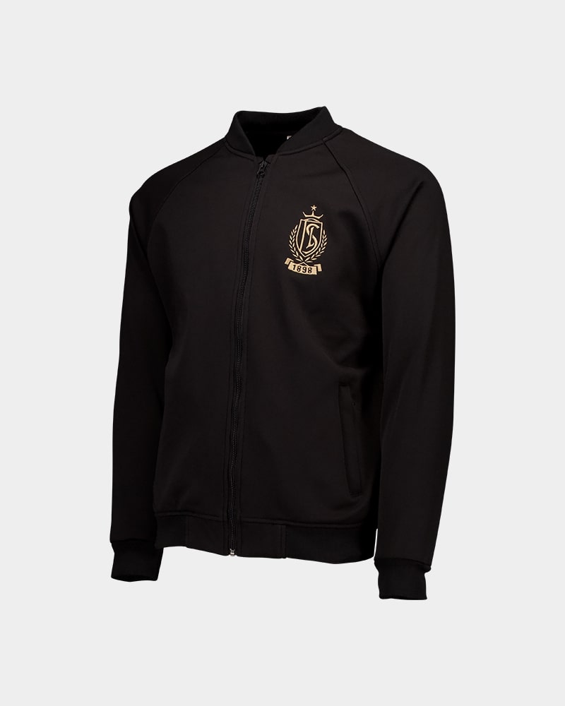 VESTE NOIRE BLASON DORÉ