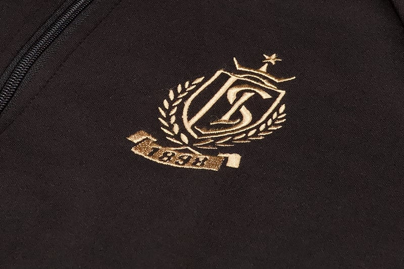 VESTE NOIRE BLASON DORÉ