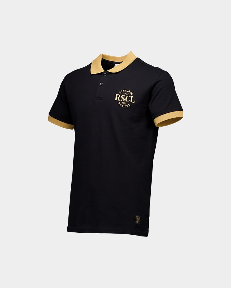 POLO RSCL NOIR ET DORÉ