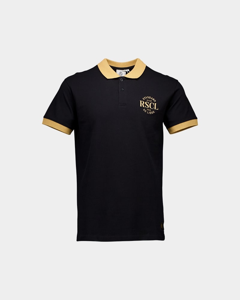POLO RSCL NOIR ET DORÉ