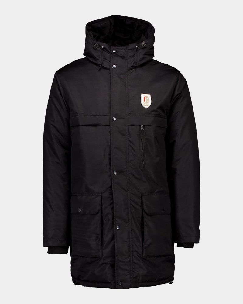 BLACK PARKA LOGO JR