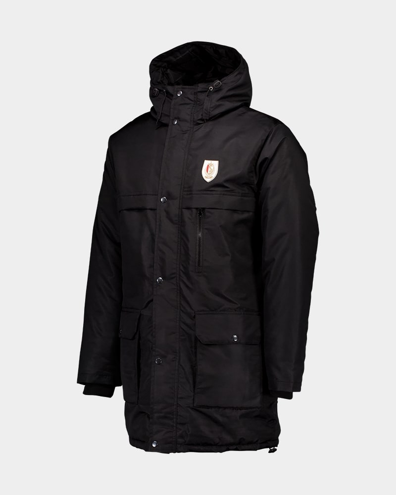 BLACK PARKA LOGO JR