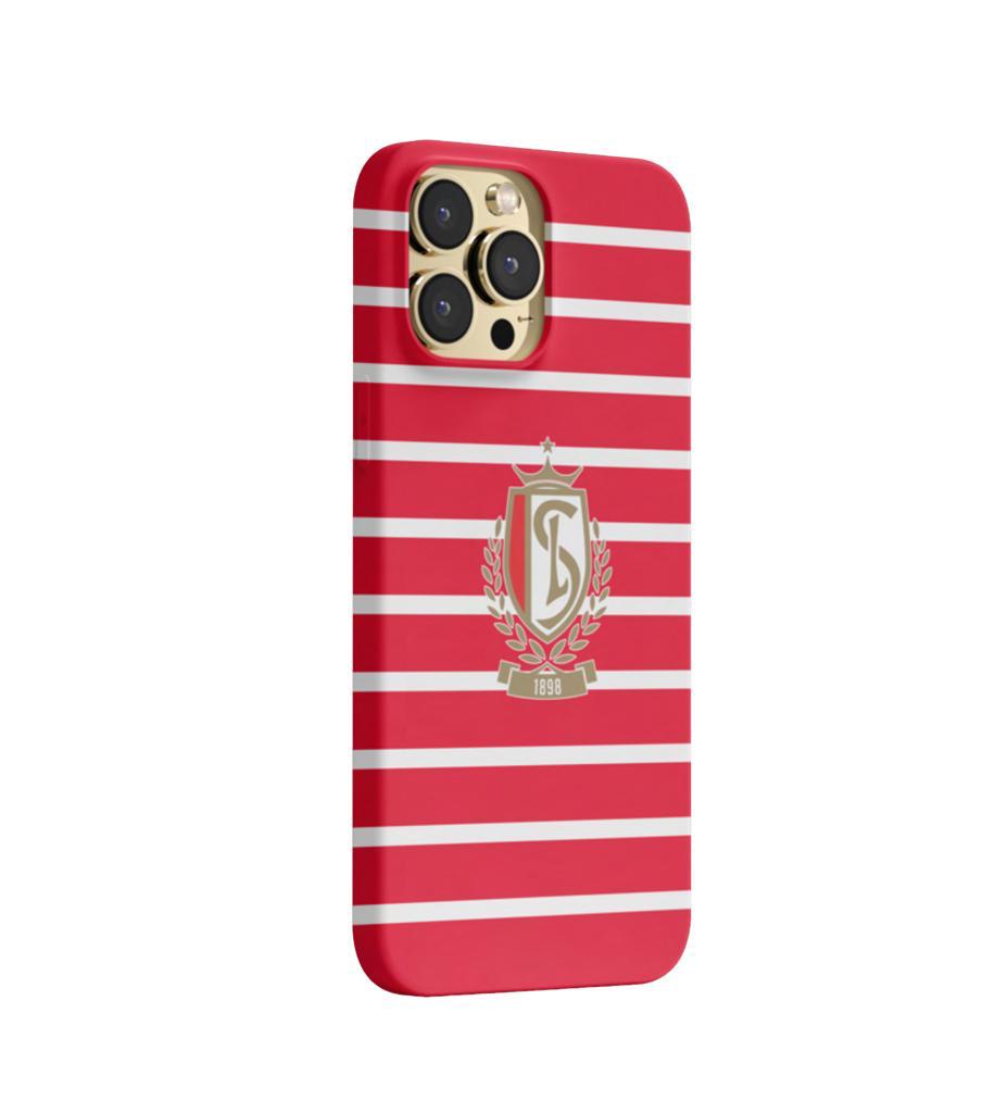 COQUE IPHONE ROUGE LIGNÉ