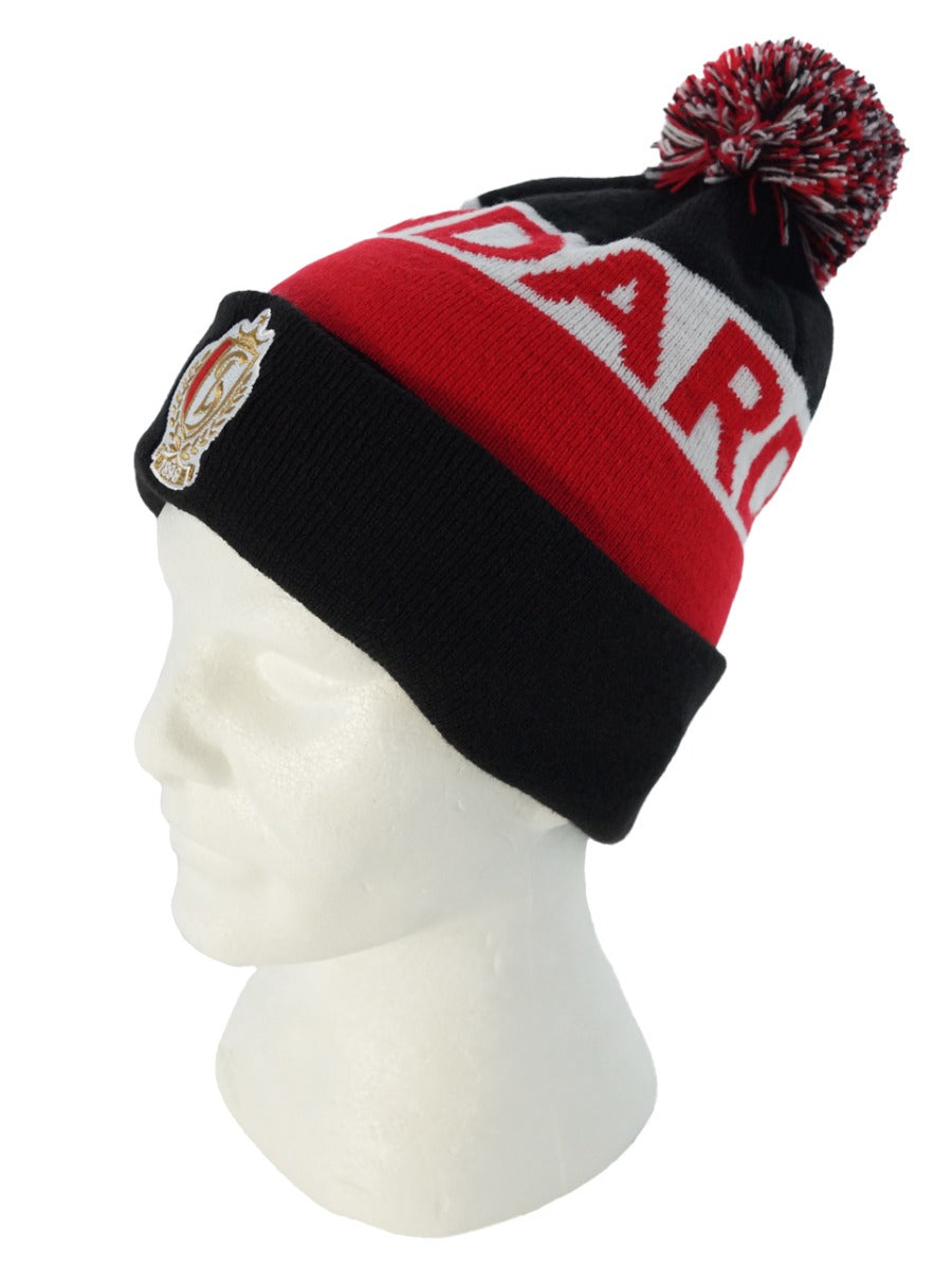 BONNET NOIR STANDARD POMPON