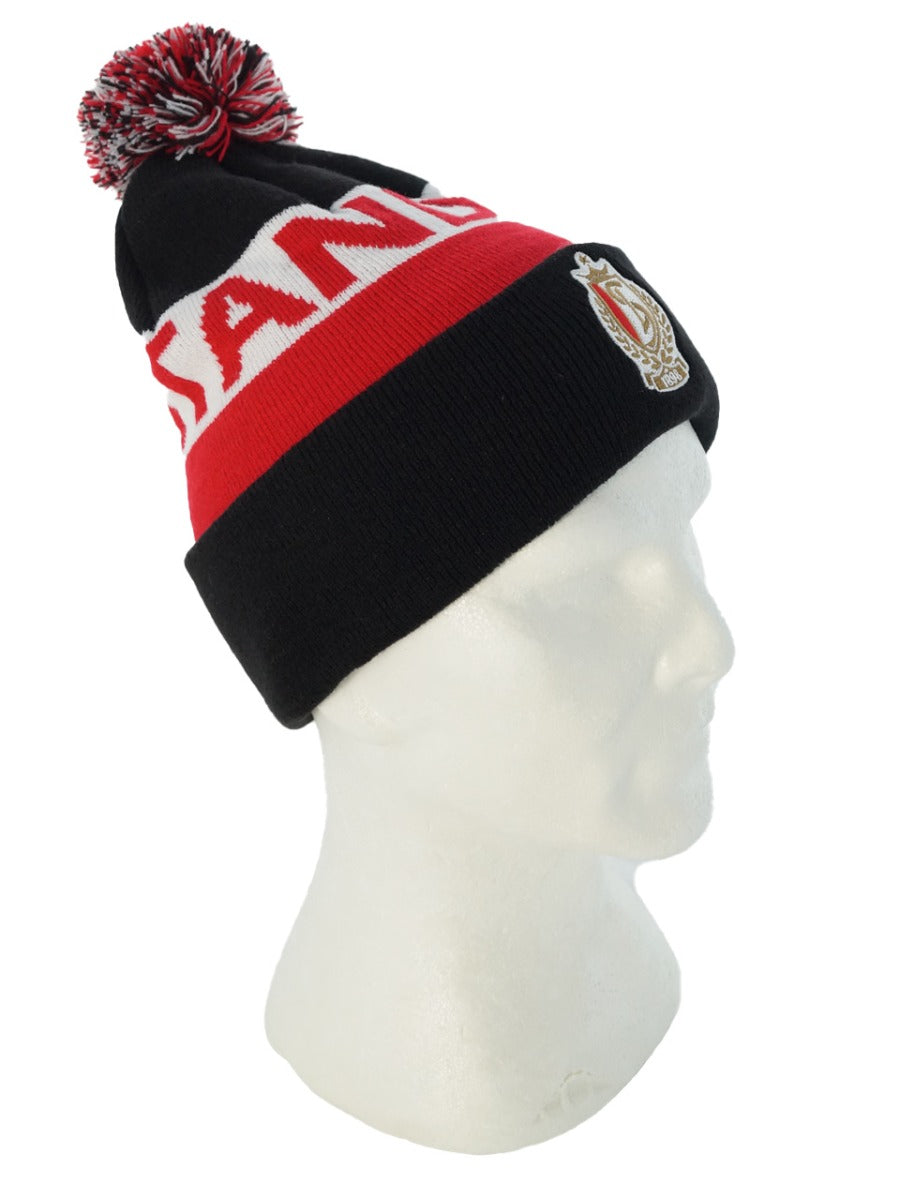 BONNET NOIR STANDARD POMPON