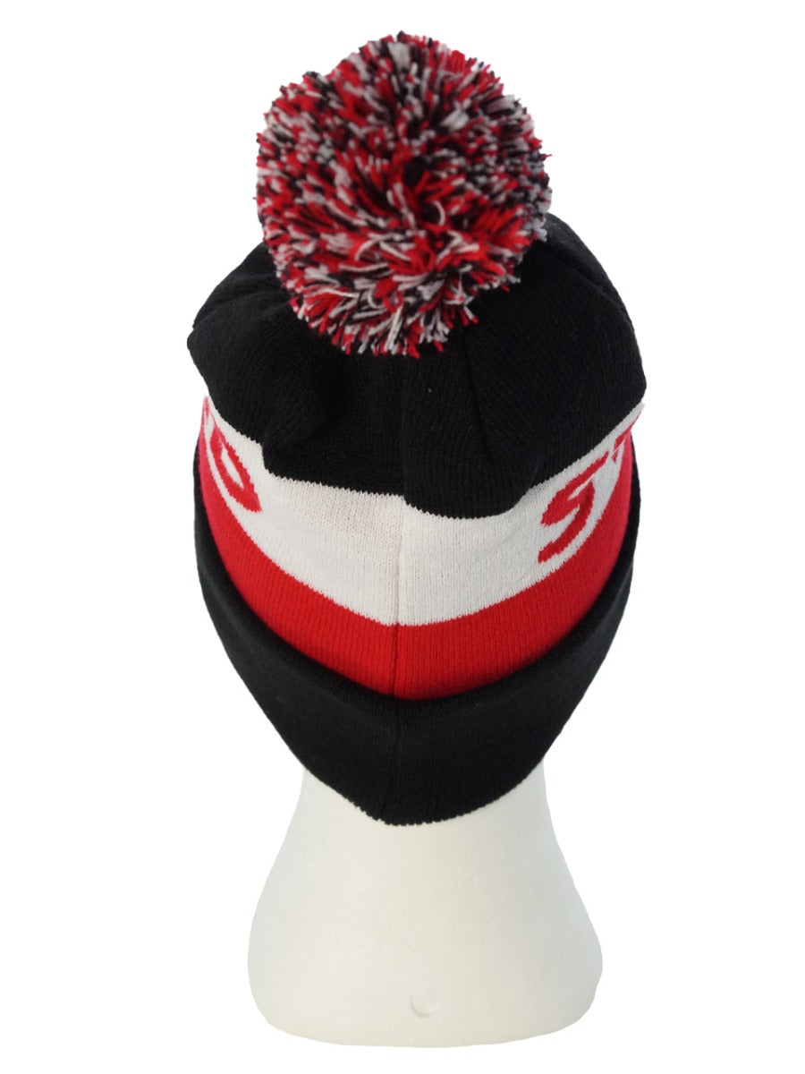 BONNET NOIR STANDARD POMPON