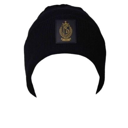 BONNET NOIR BLASON DORÉ