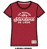 TSHIRT ROUGE FEMMES