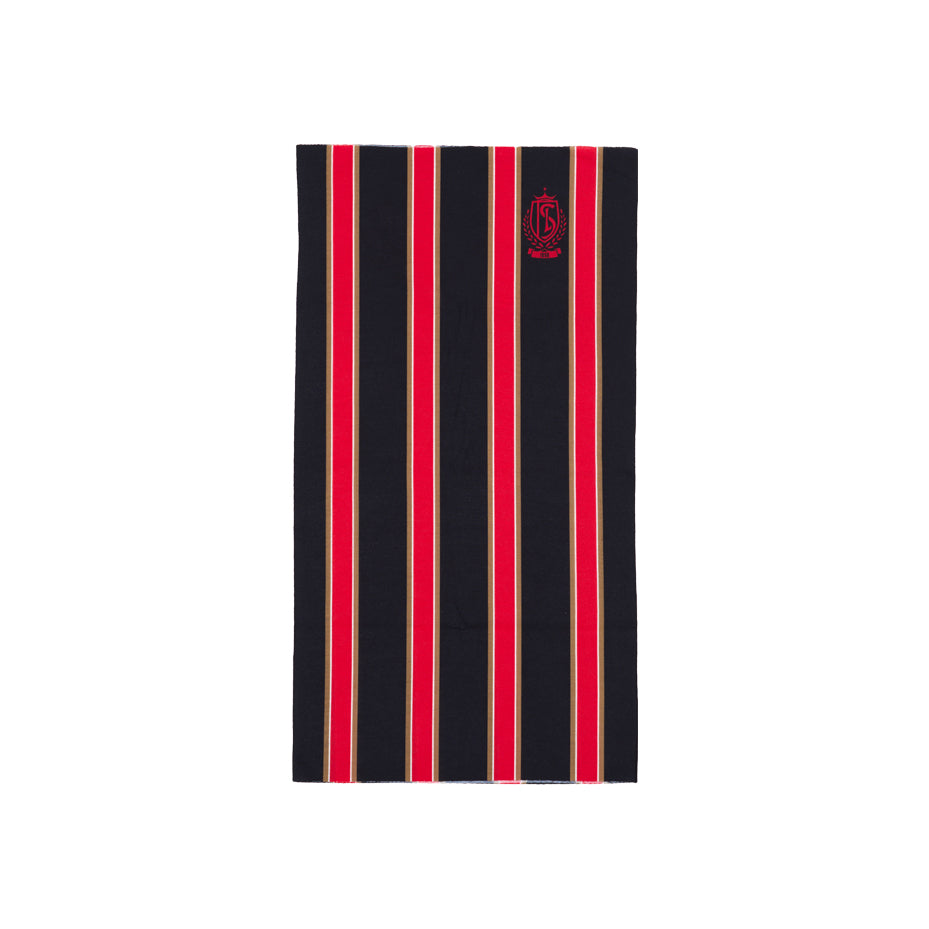 BLACK AND RED NECK WARMER