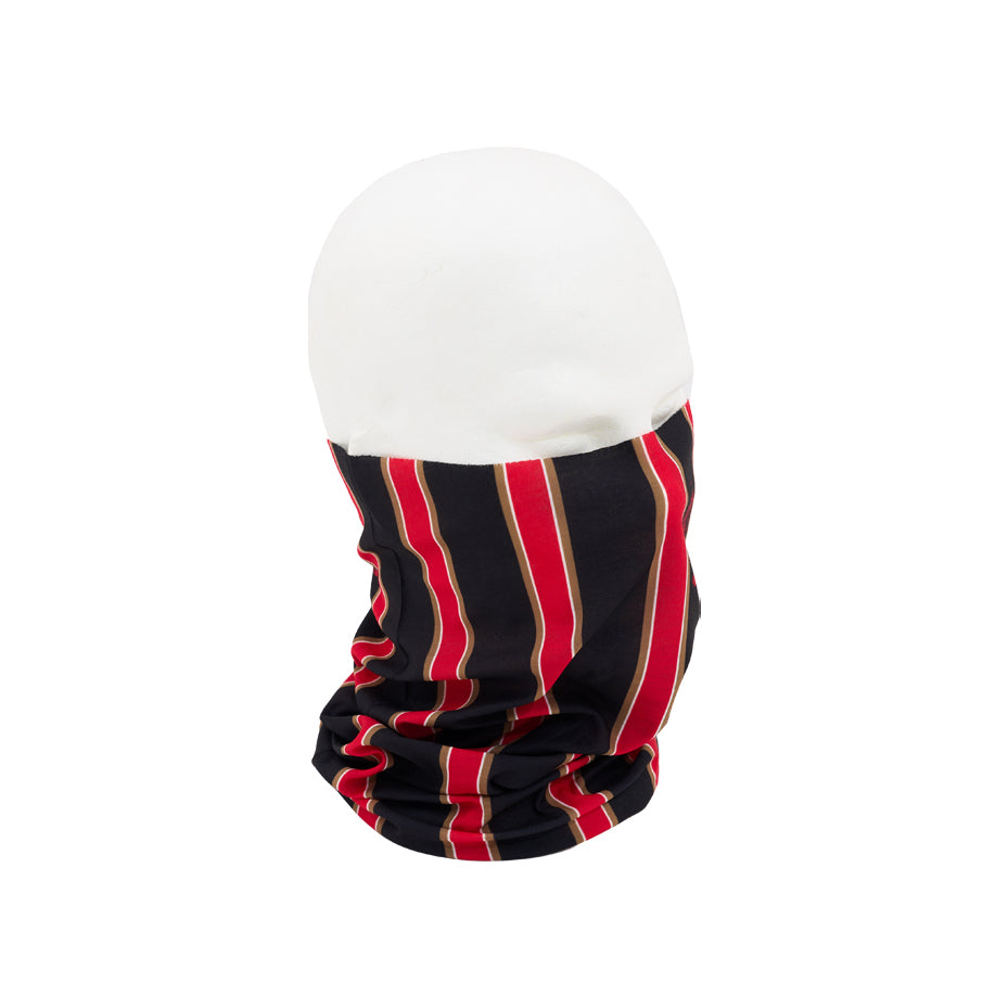 BLACK AND RED NECK WARMER