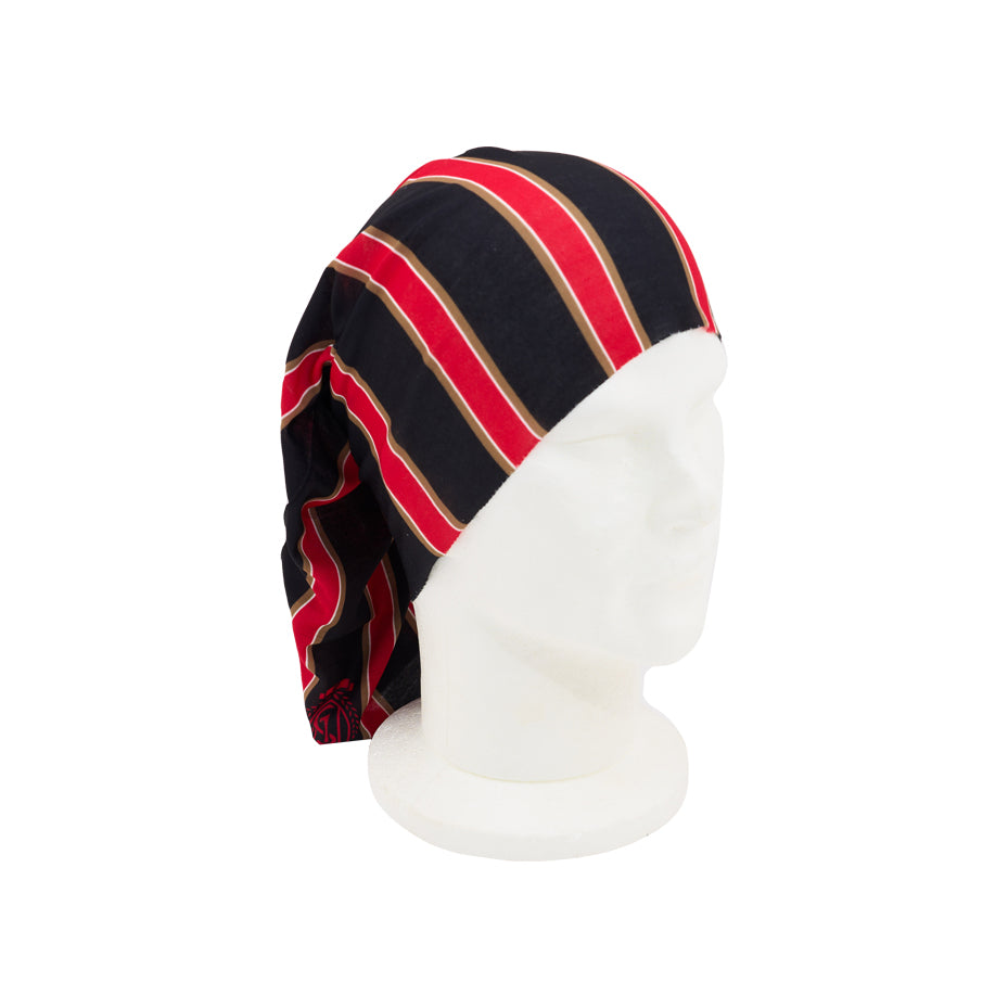 BLACK AND RED NECK WARMER