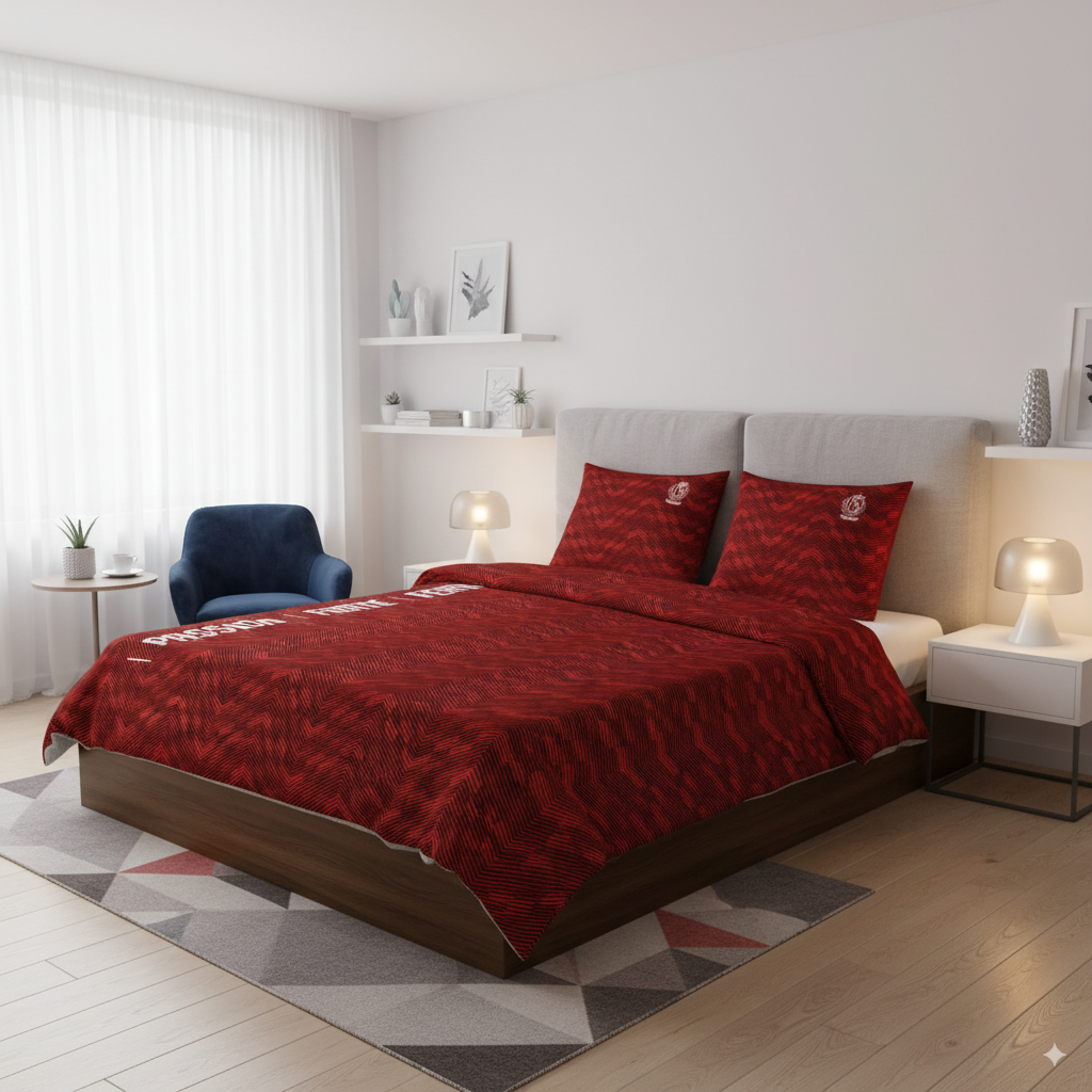 Red 2p duvet cover