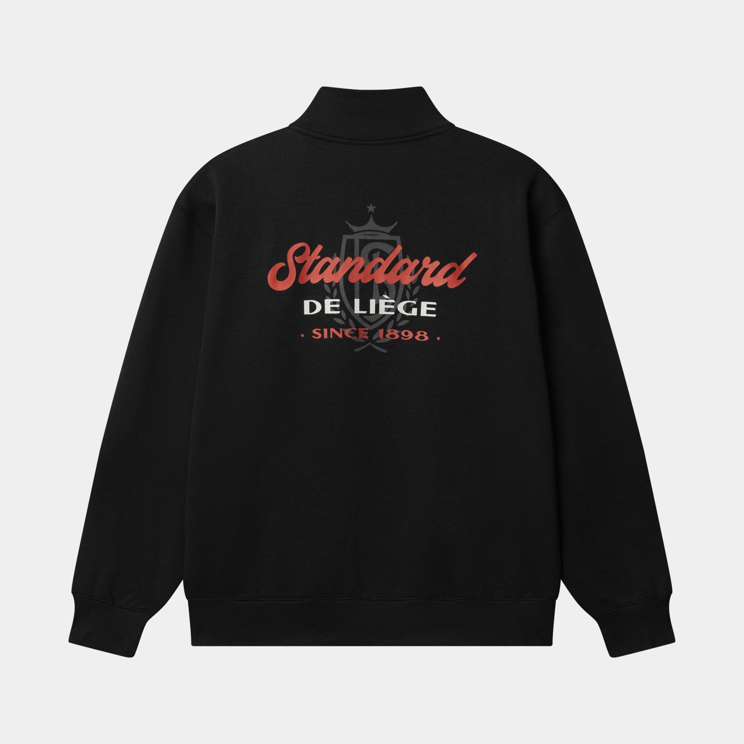 SWEAT COL ZIP NOIR
