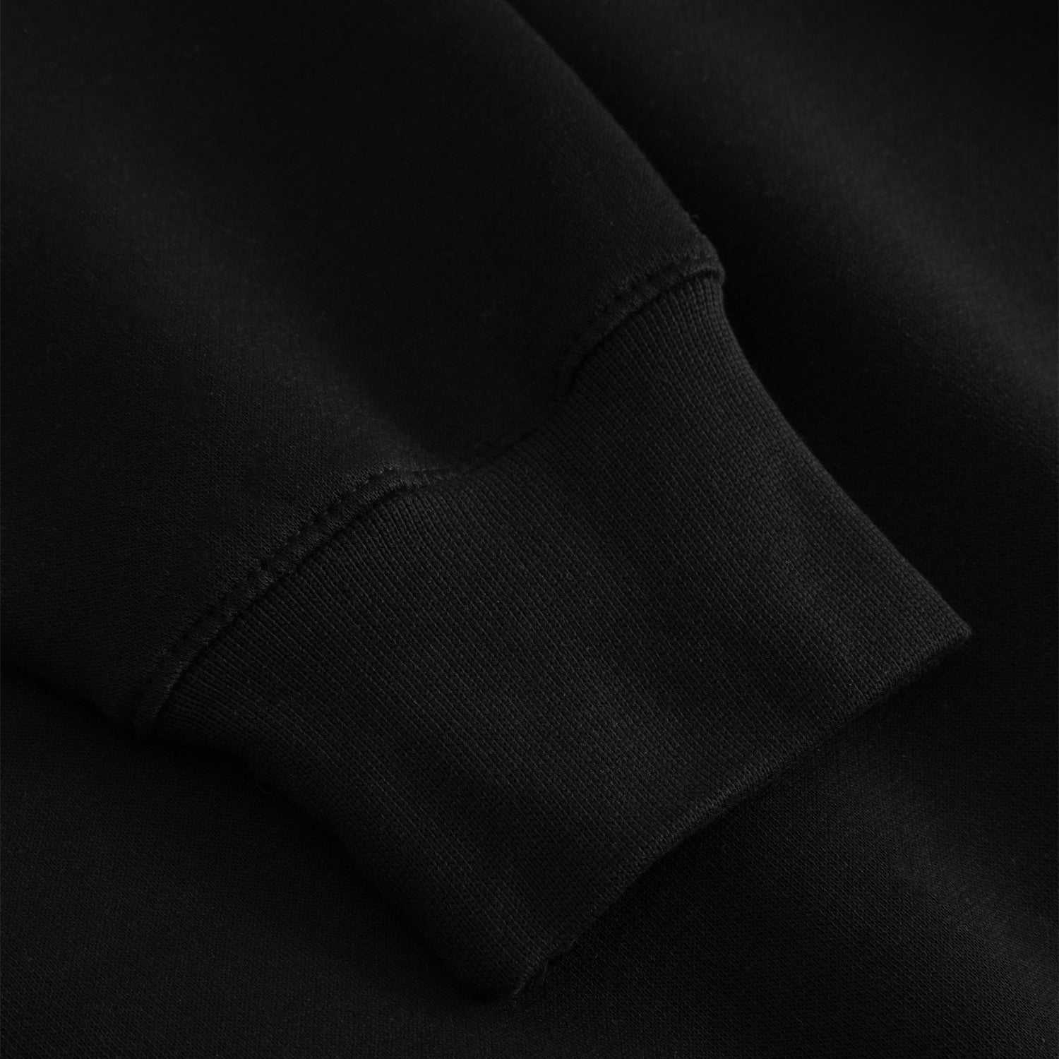 SWEAT COL ZIP NOIR