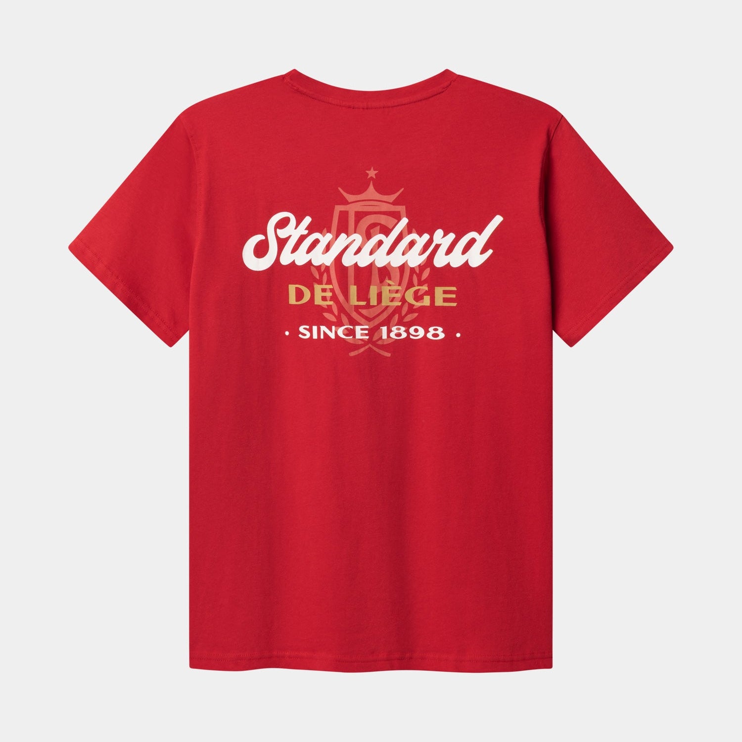 T-SHIRT ROUGE STANDARD BLANC