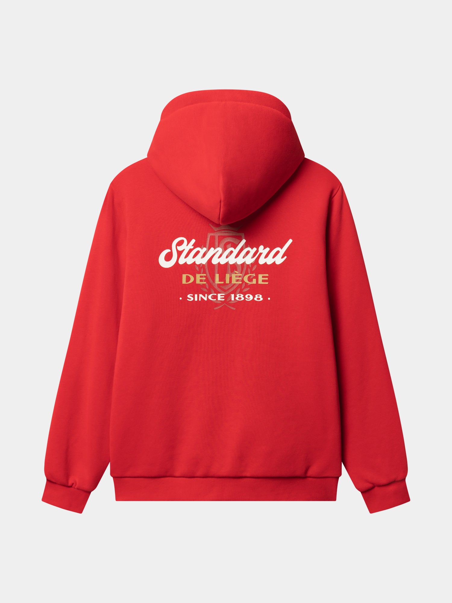 SWEAT ROUGE ZIP CAPUCHE